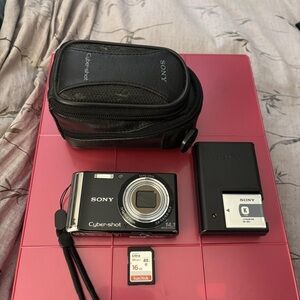 Sony Cyber-shot Silver and Black Digital Camera